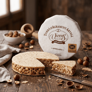 Torta Artesana de Avellana Vicens 1 x 200 gr - Bombones - Vicens - 8410495202346 - ExtraVirgen.Store