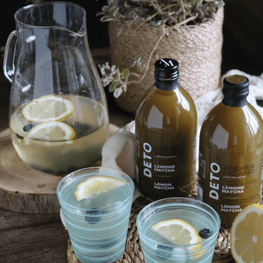 Vinagre de Manzana Orgánico con Limón y Matcha Andrea Milano 1 x 500 ml - Andrea Milano - 8003407192271 - ExtraVirgen.Store