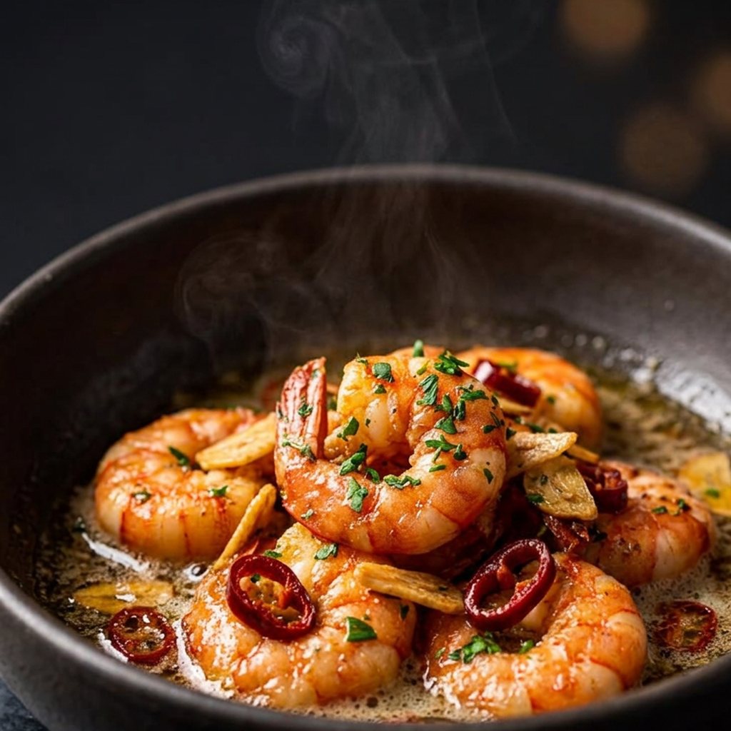 Camarones al Pil Pil - ExtraVirgen.Store