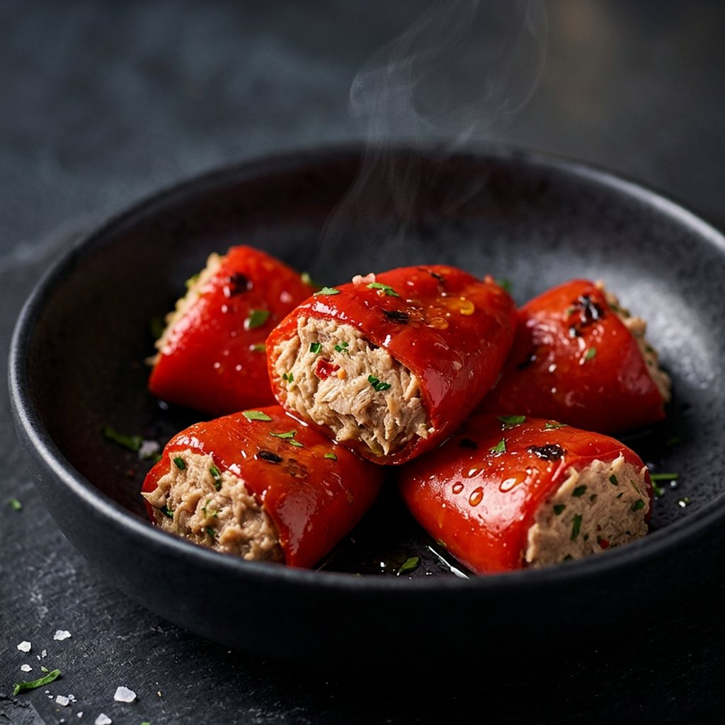 Pimientos del Piquillo Rellenos de Atún - ExtraVirgen.Store