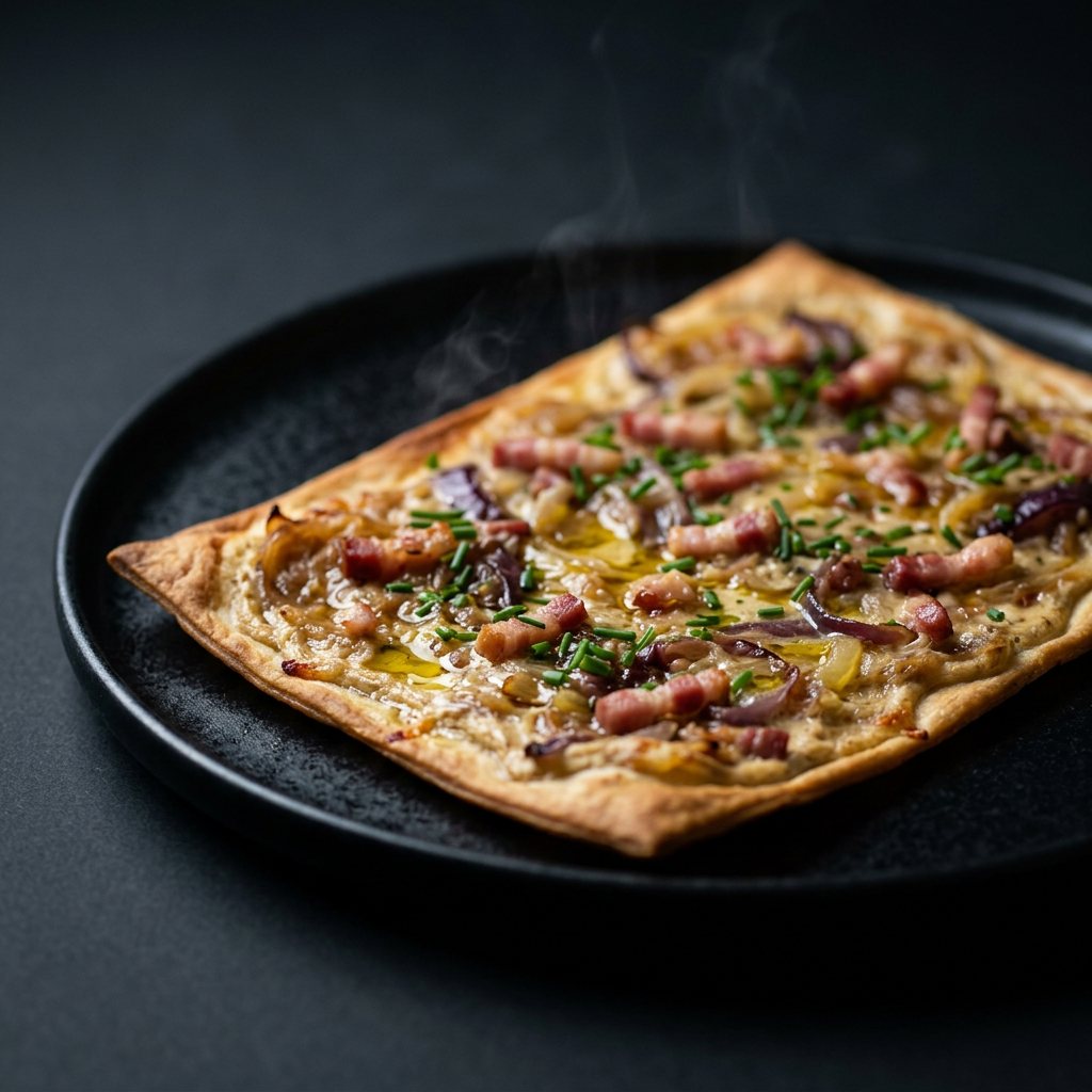 Flammekueche con Chutney de Cebolla - ExtraVirgen.Store
