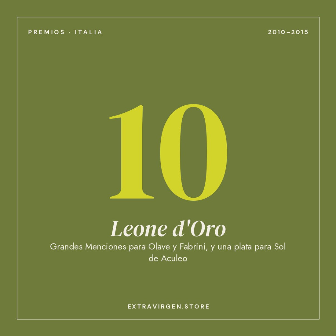 Leone d'Oro: 10 Grandes Menciones
