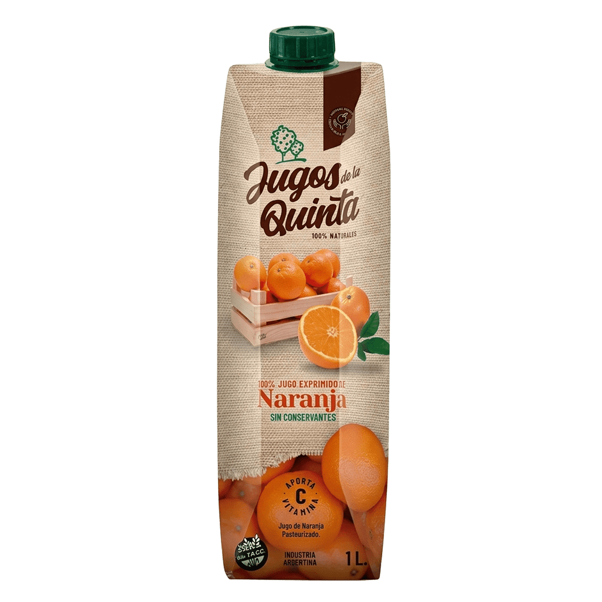 Jugo de Naranja Exprimido Jugos de la Quinta 1 x 1000 ml - Jugos - Jugos de la Quinta -  - ExtraVirgen.Store