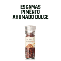 Finca la Barca Escamas Pimiento Ahumado Dulce molinillo 1 x 24 gr - Finca La Barca - 8421401202039 - ExtraVirgen.Store