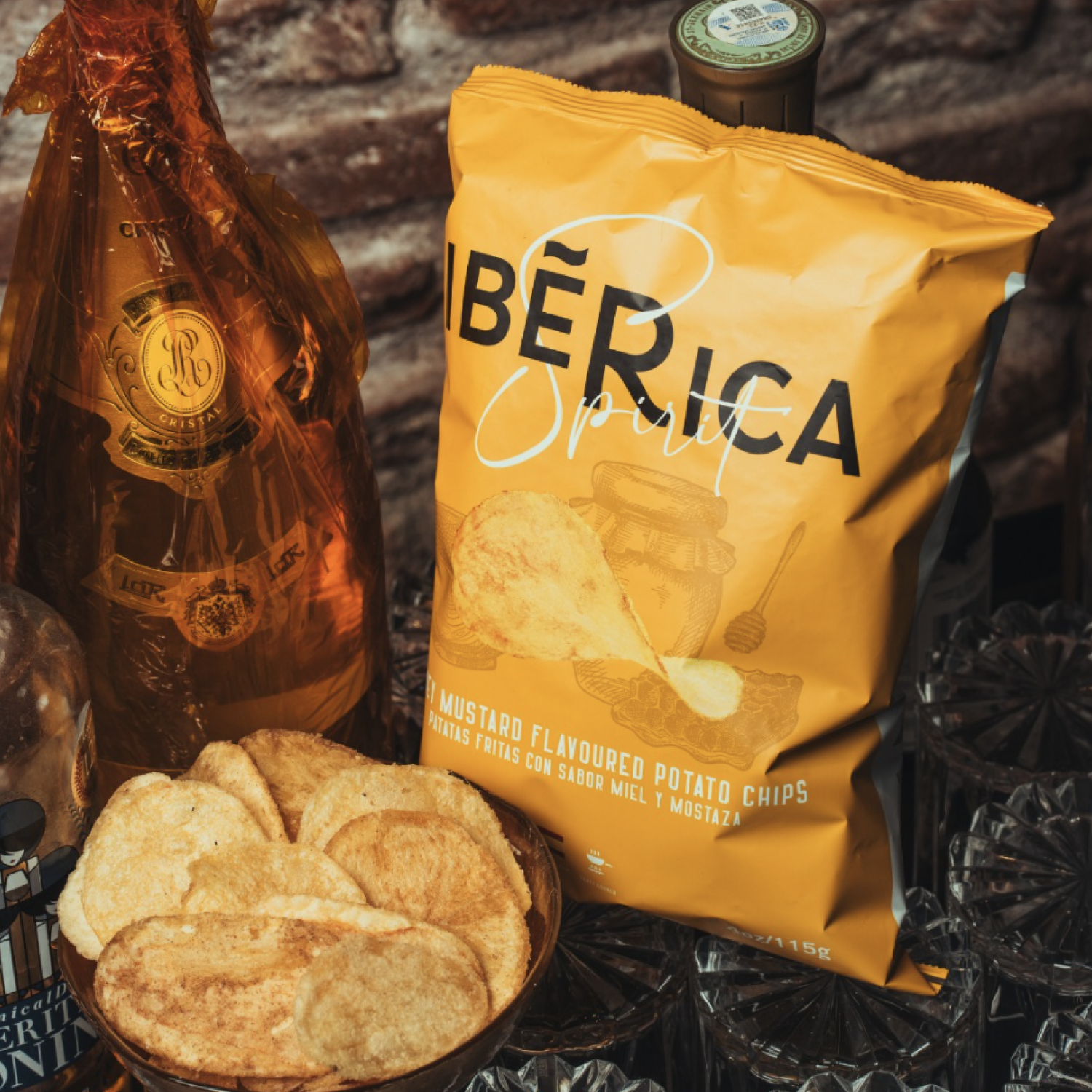 Ibérica Papas Fritas Mostaza Miel 1 x 115 gr - Chips - Ibérica - 8424842202064 - ExtraVirgen.Store