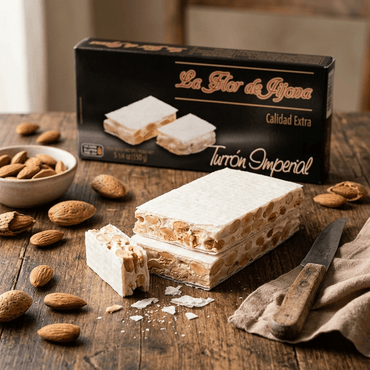 Turrón Imperial de Almendras Flor de Jijona 1 x 150 gr - Bombones - Flor de Jijona - 8410771310222 - ExtraVirgen.Store
