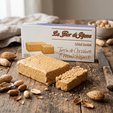 Turrón de Cacahuete Refinado Flor de Jijona 1 x 150 gr - Bombones - Flor de Jijona - 8410771310239 - ExtraVirgen.Store