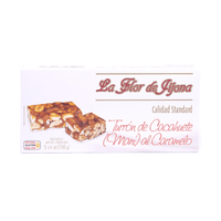 Turrón de Cacahuete al Caramelo Flor de Jijona 1 x 150 gr - Bombones - Flor de Jijona - 8410771310284 - ExtraVirgen.Store
