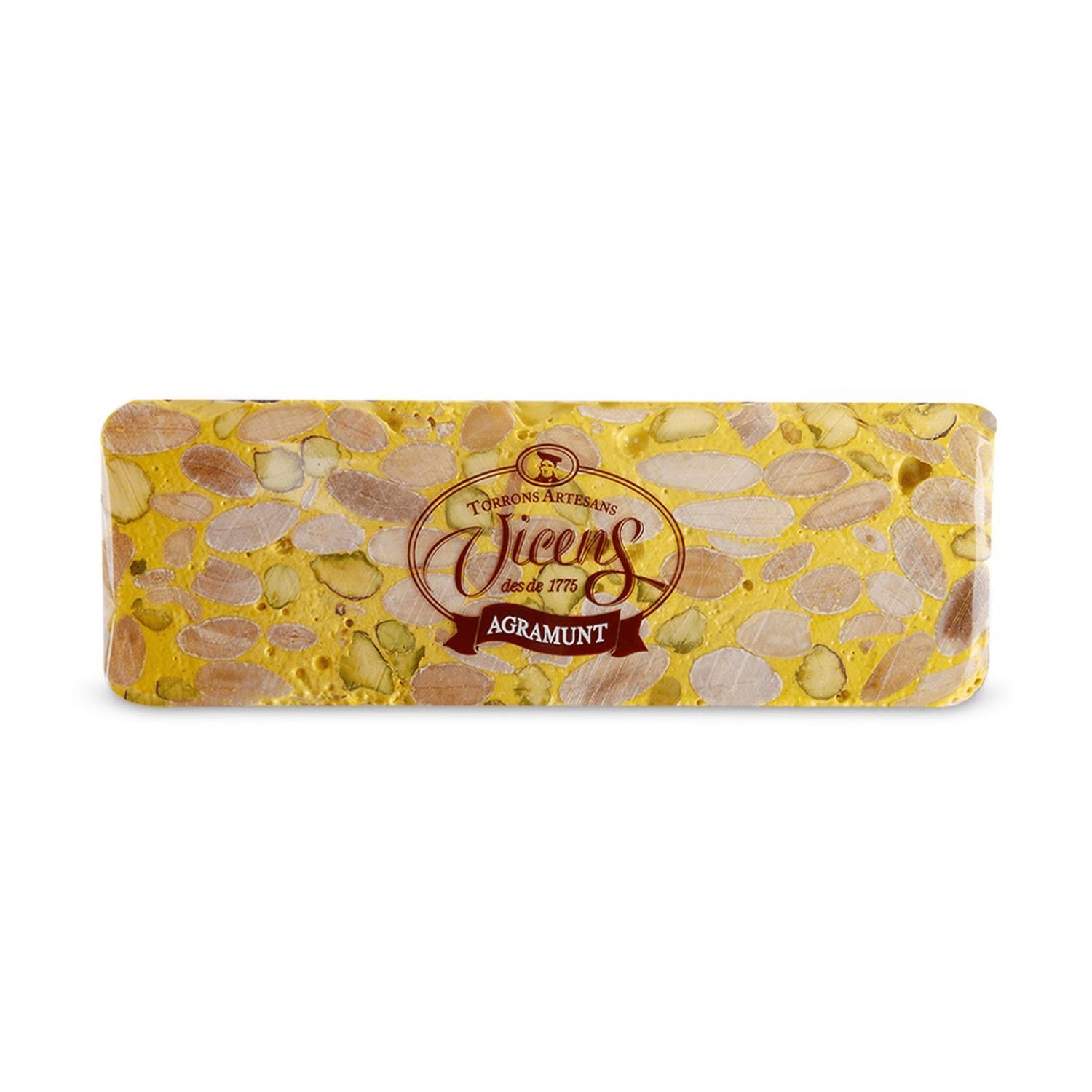 Turrón Artesano Limón Pistacho Vicens 1 x 80 gr - Bombones - Vicens - 8410495080807 - ExtraVirgen.Store