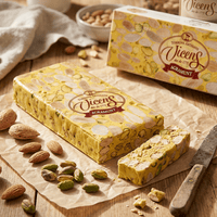 Turrón Artesano Limón Pistacho Vicens 1 x 80 gr - Bombones - Vicens - 8410495080807 - ExtraVirgen.Store