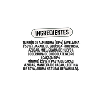 Turrónn Artesano Soufle Avellana Chocolate Vicens 1 x 80 gr - Bombones - Vicens - 8410495010590 - ExtraVirgen.Store