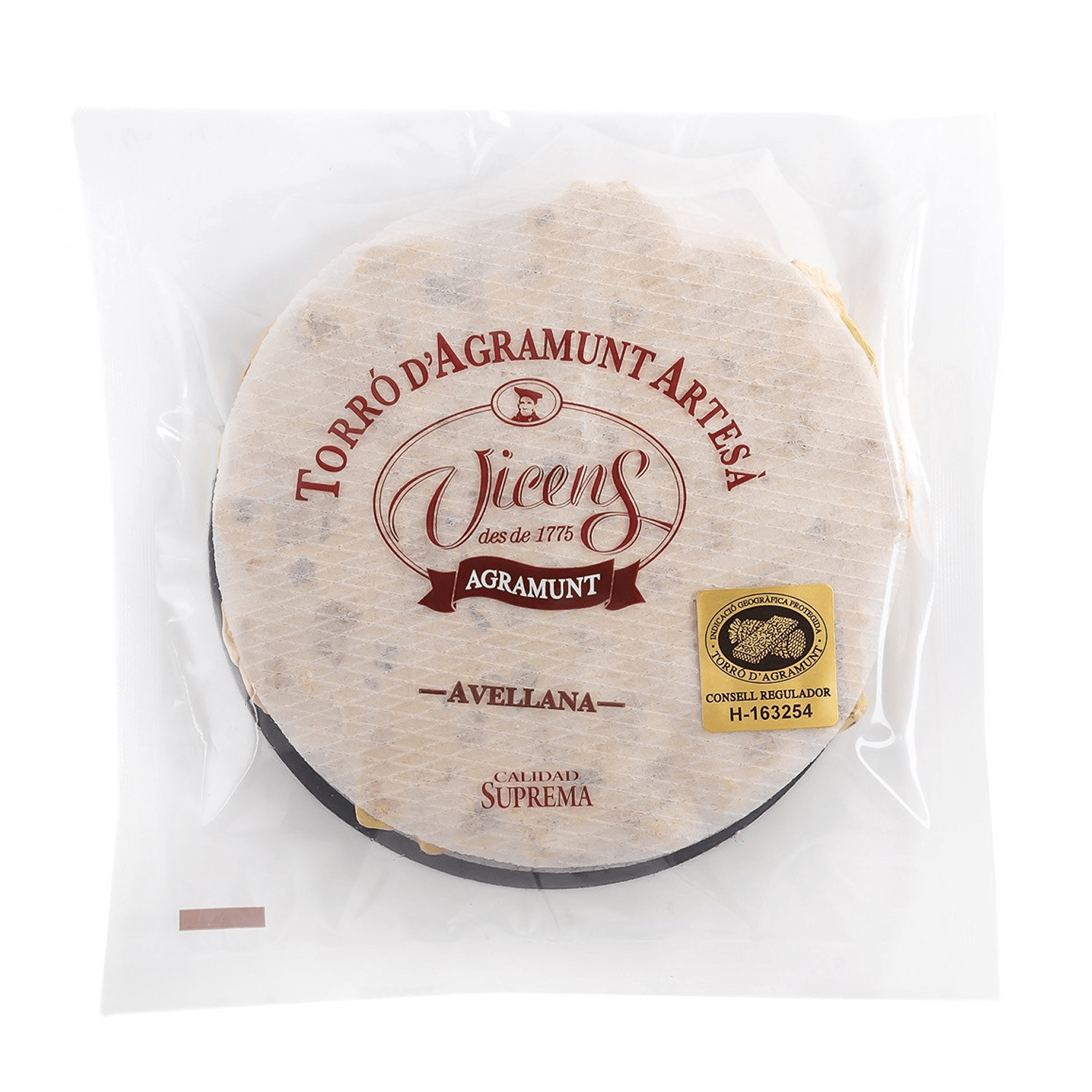 Torta Artesana de Avellana Vicens 1 x 200 gr - Bombones - Vicens - 8410495202346 - ExtraVirgen.Store