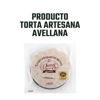 Torta Artesana de Avellana Vicens 1 x 200 gr - Bombones - Vicens - 8410495202346 - ExtraVirgen.Store