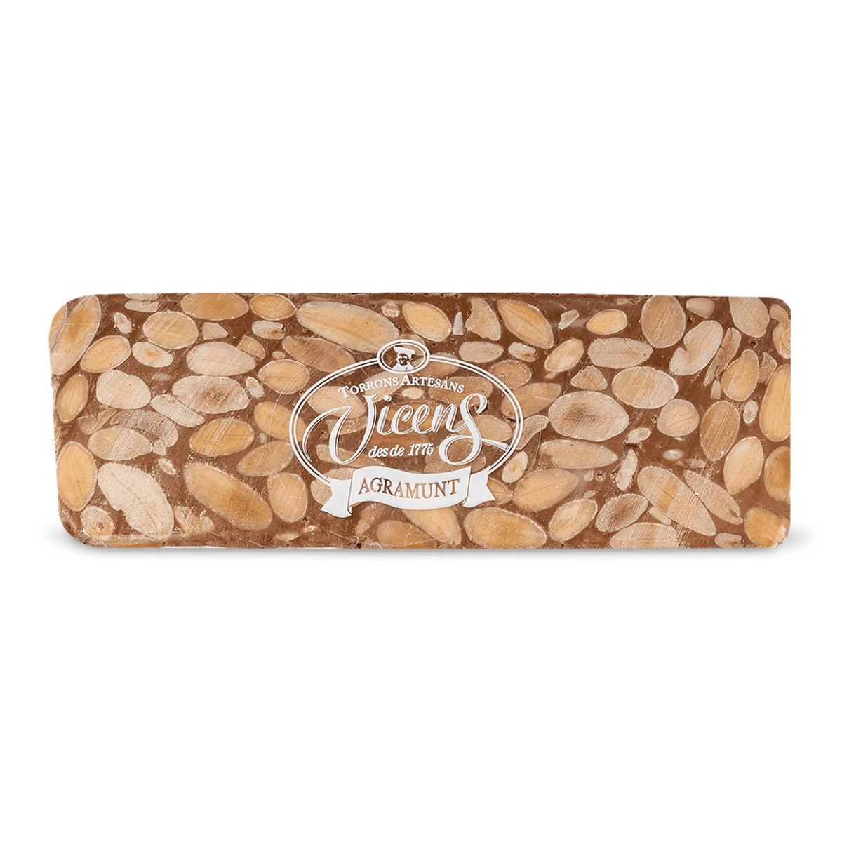 Turrón Duro de Almendra con Chocolate Vicens 1 x 80 gr - Bombones - Vicens - 8410495080838 - ExtraVirgen.Store
