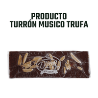 Turrón Músico Trufa Vicens 1 x 80 gr - Bombones - Vicens - 8410495080777 - ExtraVirgen.Store