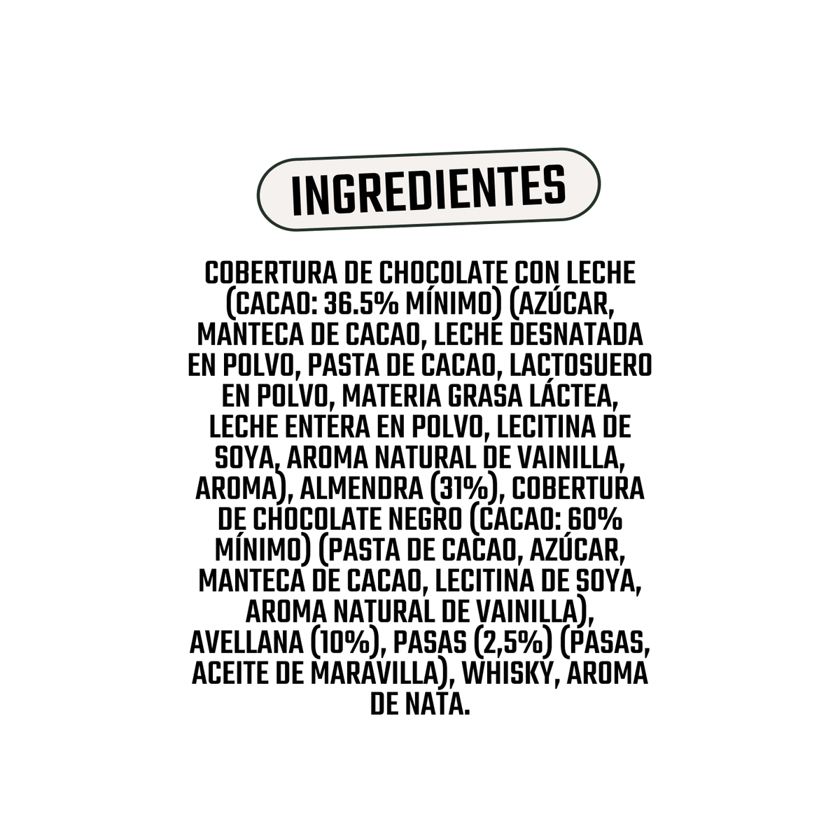Turrón Músico Trufa Vicens 1 x 80 gr - Bombones - Vicens - 8410495080777 - ExtraVirgen.Store