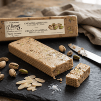 Turrón Almendra Pistacho a la Sal Vicens 1 x 300 gr - Turrones - Vicens - 8410495953927 - ExtraVirgen.Store