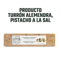 Turrón Almendra Pistacho a la Sal Vicens 1 x 300 gr - Turrones - Vicens - 8410495953927 - ExtraVirgen.Store