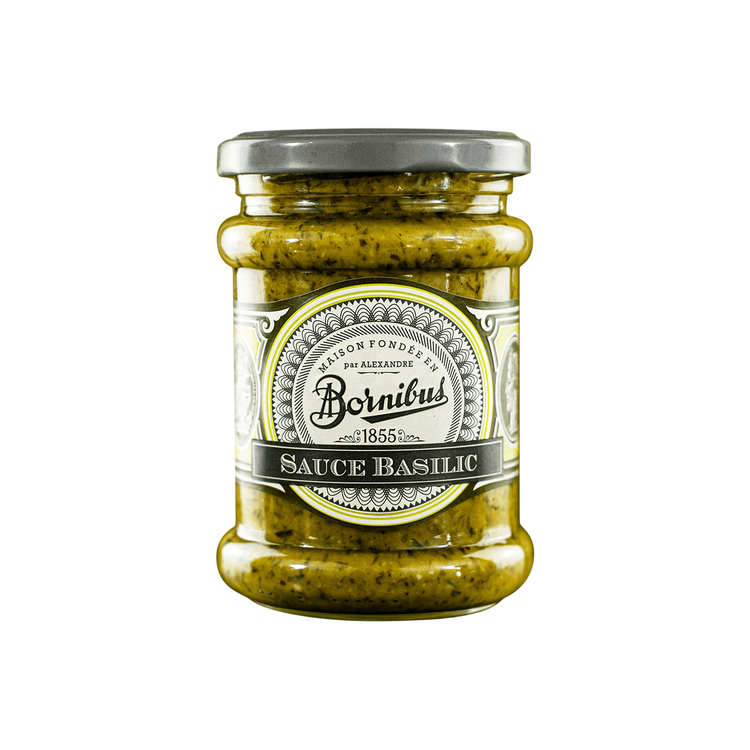 Salsa Albahaca Bornibus 1 x 240 gr - Salsas para pasta - Bornibus - 3592860018730 - ExtraVirgen.Store