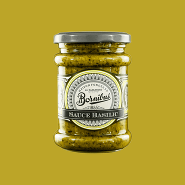 Salsa Albahaca Bornibus 1 x 240 gr - Salsas para pasta - Bornibus - 3592860018730 - ExtraVirgen.Store