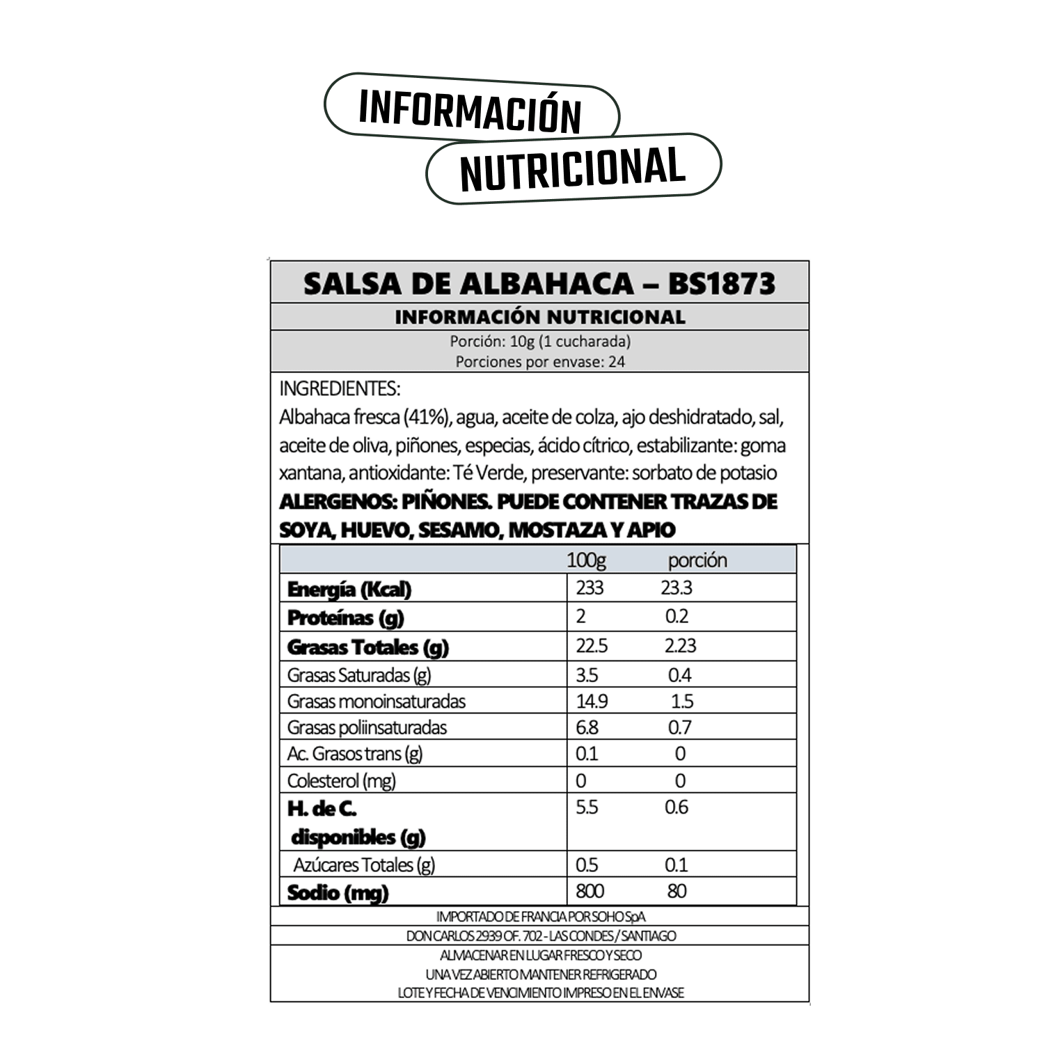 Salsa Albahaca Bornibus 1 x 240 gr - Salsas para pasta - Bornibus - 3592860018730 - ExtraVirgen.Store