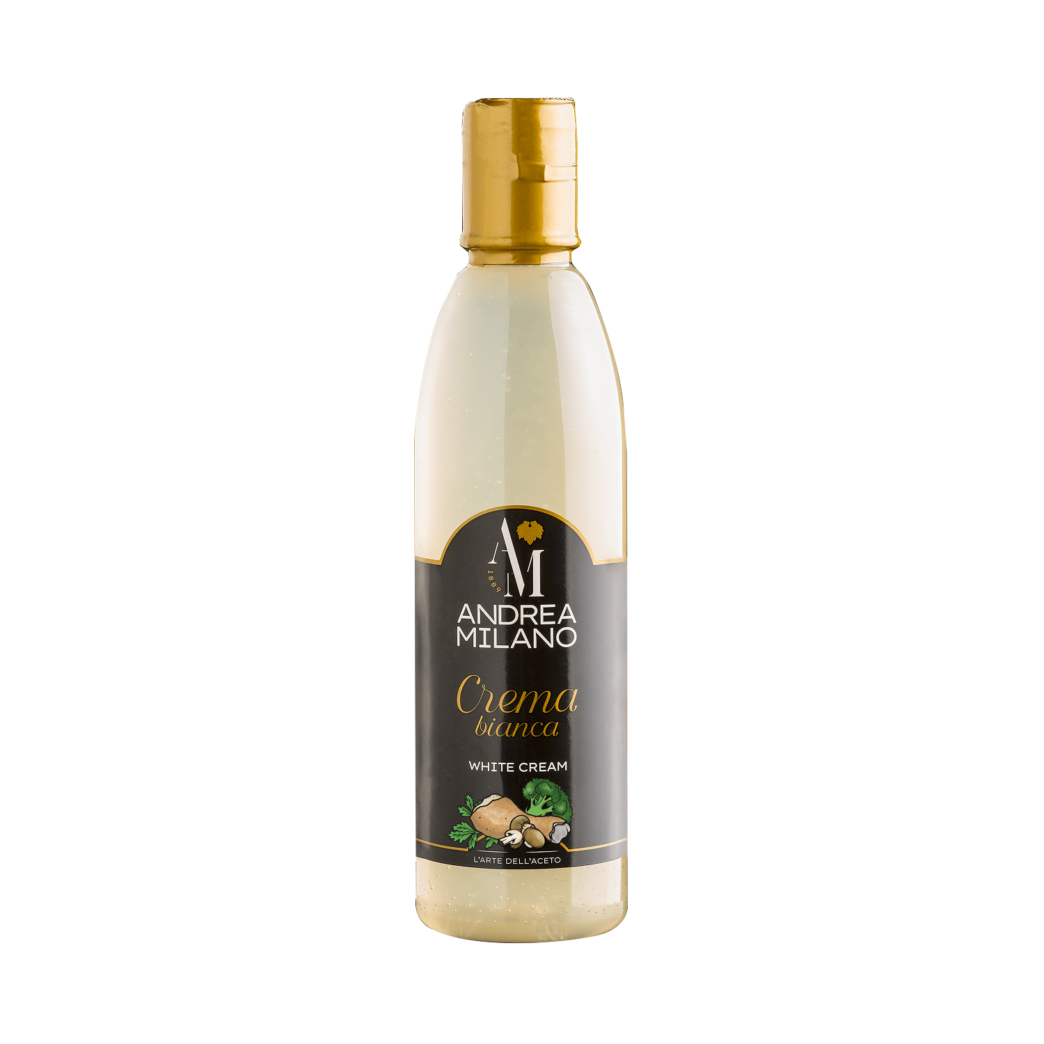 Vinagre Balsámico Glaze Blanco Andrea Milano 1 x 250 ml - Andrea Milano - 8003407167139 - ExtraVirgen.Store