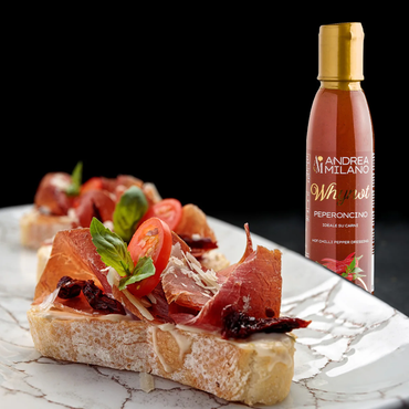 Vinagre Balsámico Glaze Peperoncino Andrea Milano 1 x 150 ml - Andrea Milano - 8003407154149 - ExtraVirgen.Store