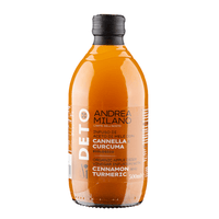Vinagre de Manzana Orgánico Canela y Cúrcuma Andrea Milano 1 x 500 ml - Andrea Milano - 8003407193025 - ExtraVirgen.Store