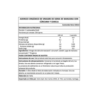 Vinagre de Manzana Orgánico Canela y Cúrcuma Andrea Milano 1 x 500 ml - Andrea Milano - 8003407193025 - ExtraVirgen.Store