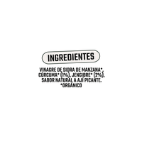 Vinagre Orgánico Jengibre, Cúrcuma y Ají Andrea Milano 1 x 500 ml - Andrea Milano - 8003407193070 - ExtraVirgen.Store