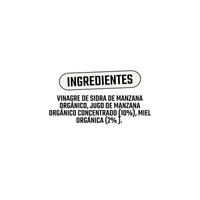 Vinagre de Manzana Orgánico con Madre y Miel Andrea Milano 1 x 500 ml - Andrea Milano - 8003407234247 - ExtraVirgen.Store