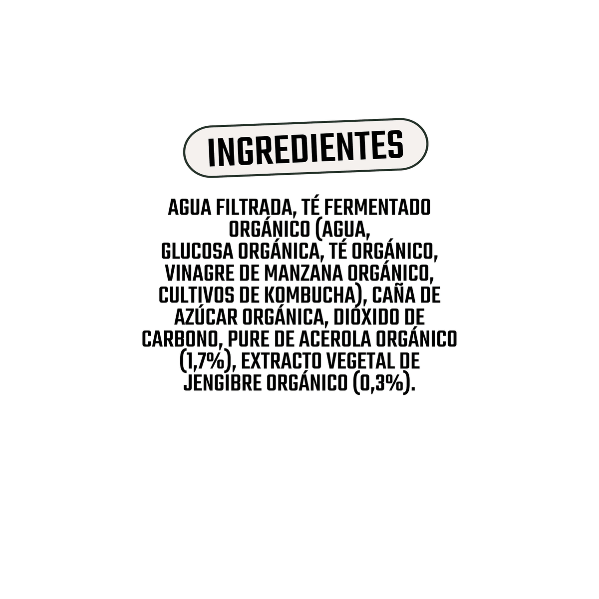 Kombucha Orgánica Acerola y Jengibre Vigo 1 x 330 ml - Kombucha - Vigo - 5902768514308 - ExtraVirgen.Store