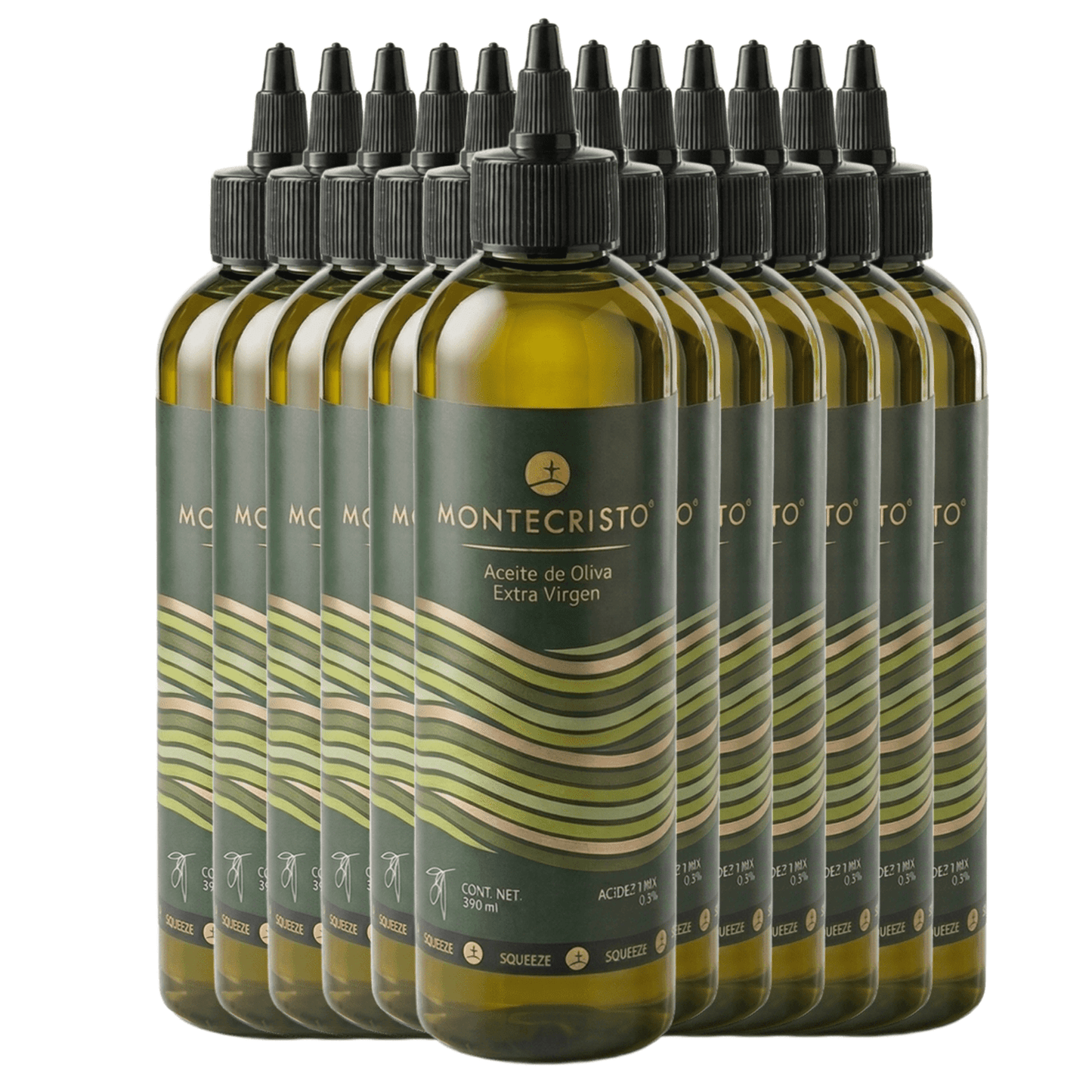 PT AOEV Montecristo PET 12 x 390 ml - Blend - Montecristo - 17808760901113 - ExtraVirgen.Store