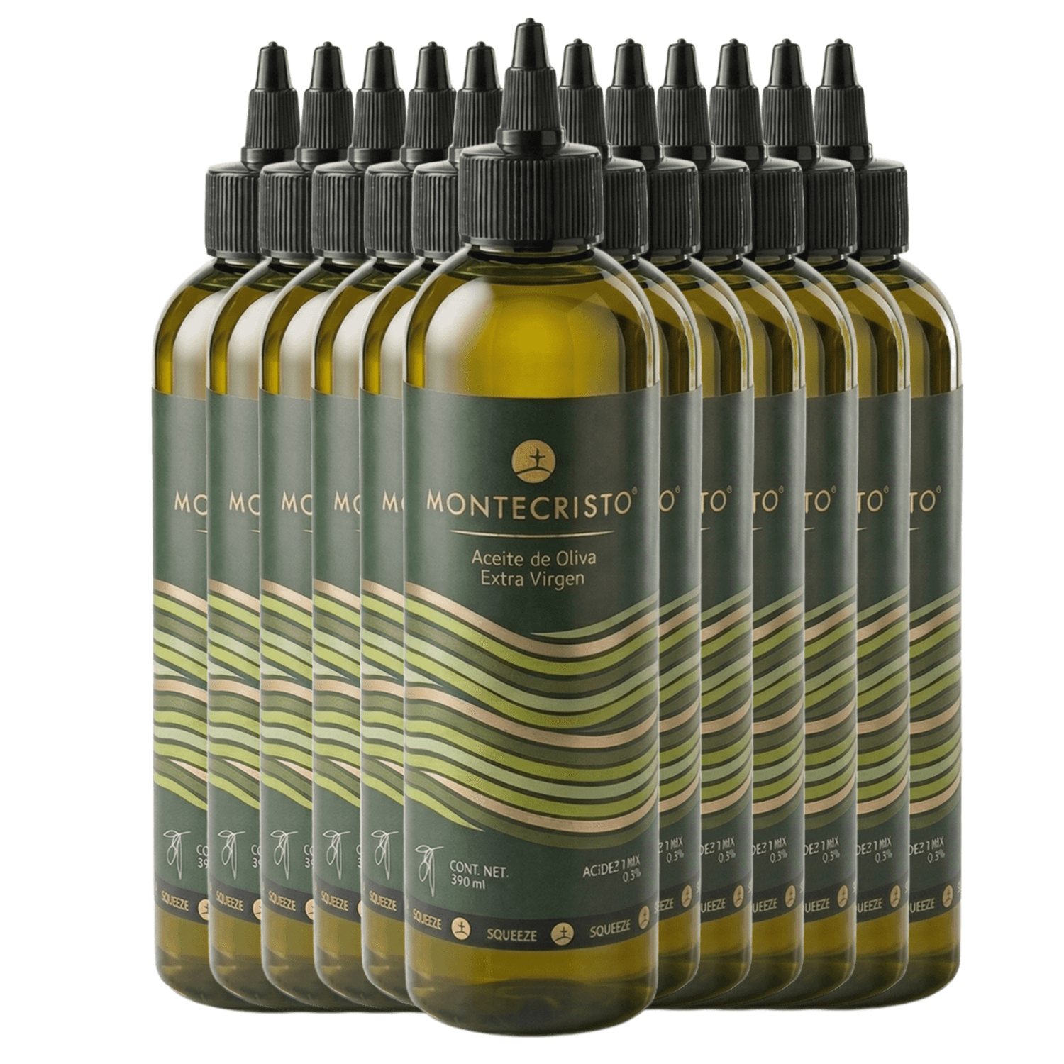 PT AOEV Montecristo PET 12 x 390 ml - Blend - Montecristo - 17808760901113 - ExtraVirgen.Store
