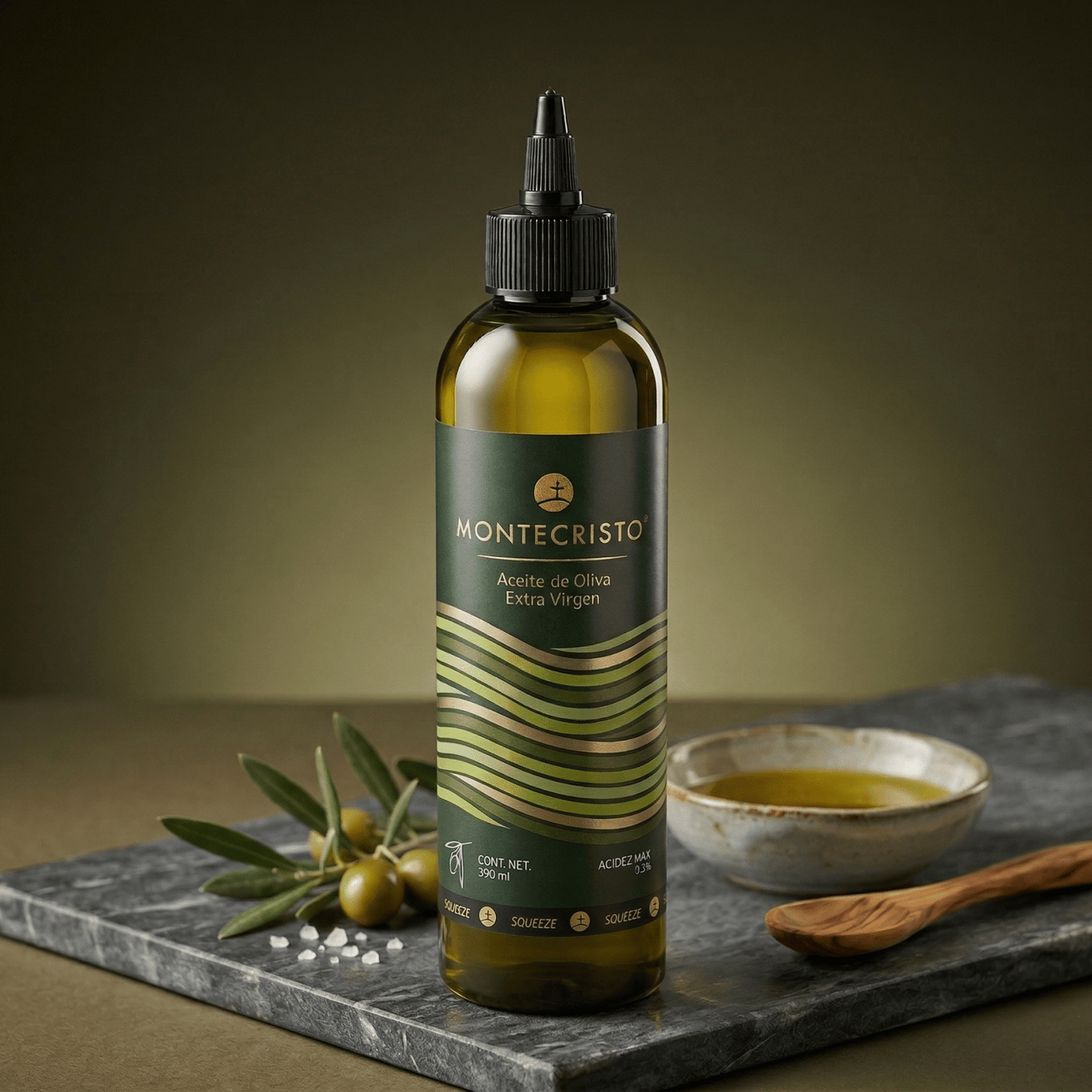 PT AOEV Montecristo PET 12 x 390 ml - Blend - Montecristo - 17808760901113 - ExtraVirgen.Store
