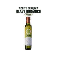 Aceite Oliva Orgánico Extra Virgen Olave Organico 1 x 250 ml - Orgánico - Olave - 7808760900027 - ExtraVirgen.Store