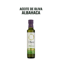 Aceite Oliva Extra Saborizado Olave Albahaca 1 x 250 ml - Especiado - Olave - 7808760900959 - ExtraVirgen.Store