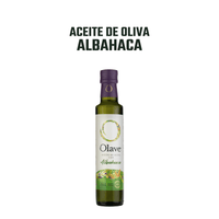 Aceite de Oliva extra virgen Olave Albahaca 1 x 250 ml - Especiado - Olave - 7808760900959 - ExtraVirgen.Store