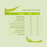 Aceite de Oliva Especiado Olave Aji Verde 1 x 250 ml - Especiado - Olave - 7808760900966 - ExtraVirgen.Store