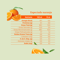 Aceite Oliva Extra Saborizado Olave Naranja 1 x 250 ml - Especiado - Olave - 7808760900980 - ExtraVirgen.Store