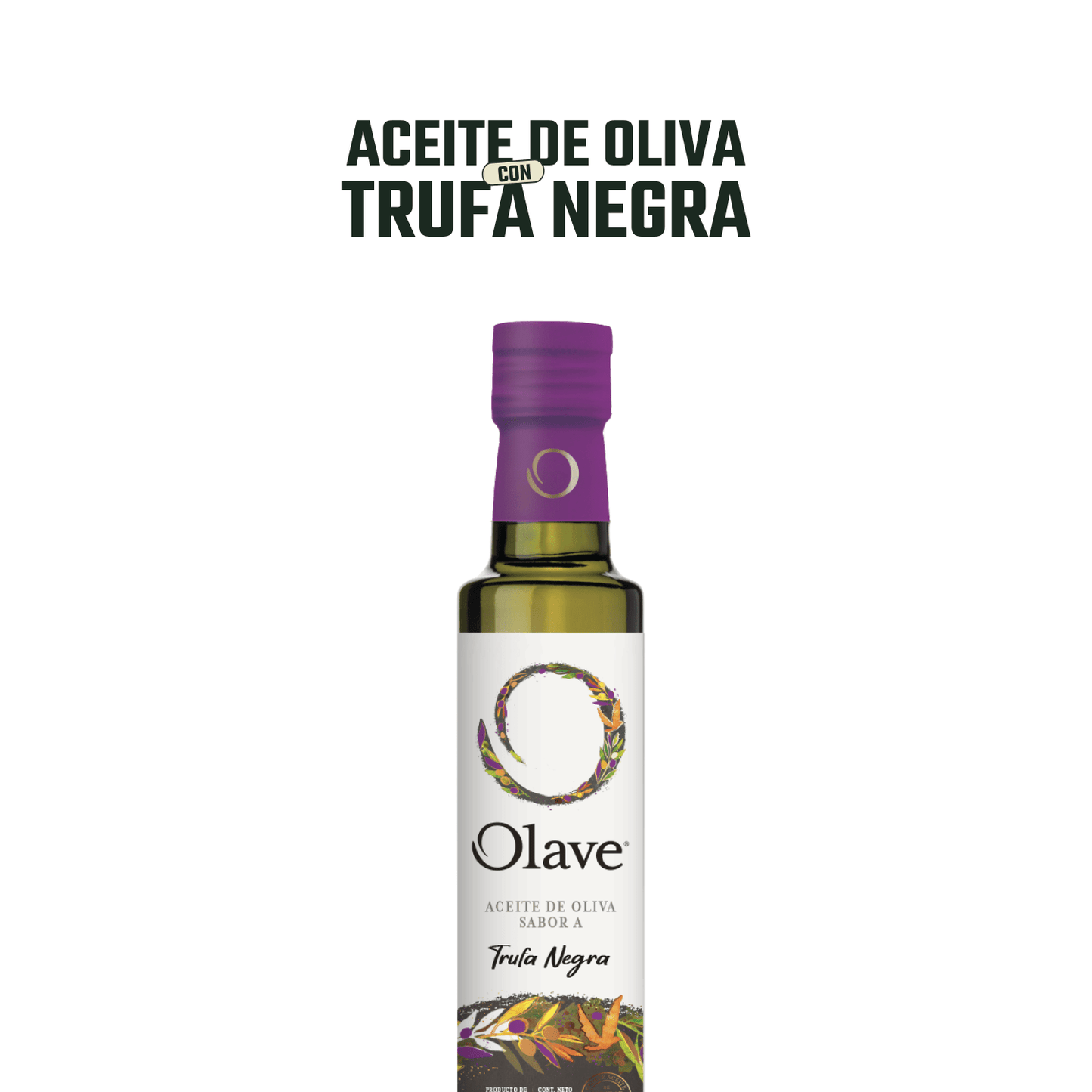 Aceite de Oliva Olave Trufa Negra 1 x 250 ml - Especiado - Olave - 7808760901130 - ExtraVirgen.Store