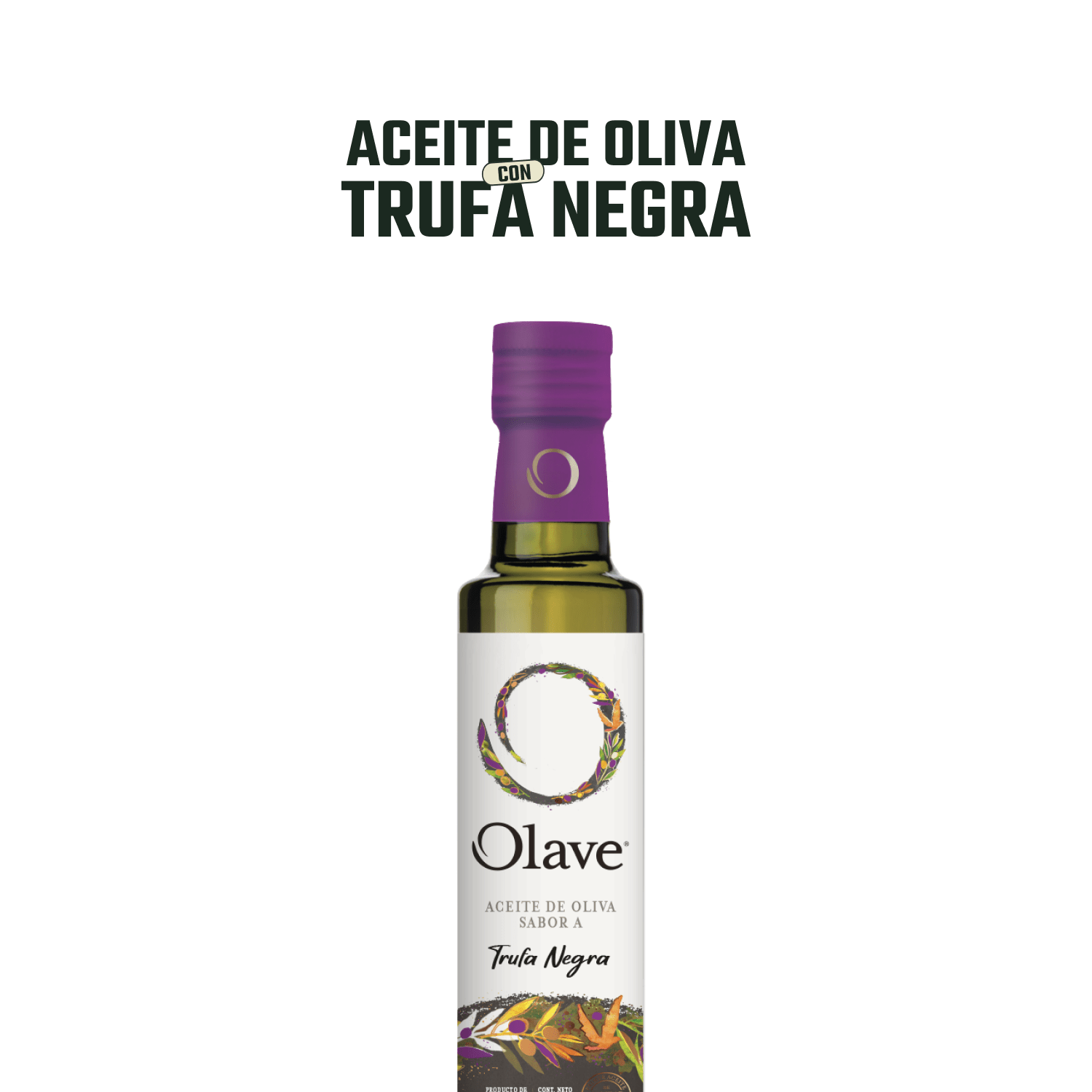 Aceite de Oliva Olave Trufa Negra 1 x 250 ml - Especiado - Olave - 7808760901130 - ExtraVirgen.Store