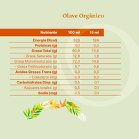 Aceite de Oliva Orgánico Extra Virgen Olave Organico 1 x 500 ml - Orgánico - Olave - 7808760900003 - ExtraVirgen.Store
