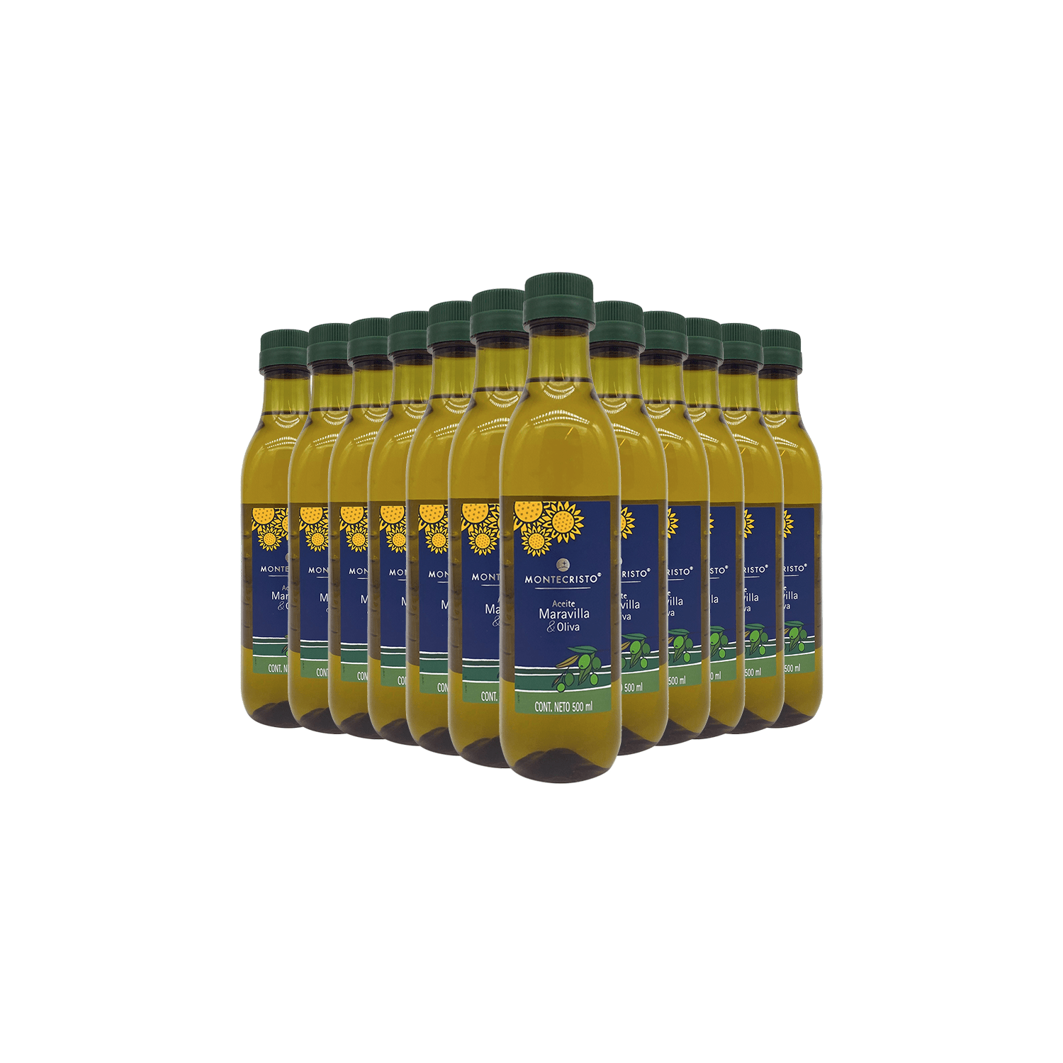 Aceite Maravilla Oliva Montecristo - 12 x 500 ml - Montecristo - 17808760901069 - ExtraVirgen.Store